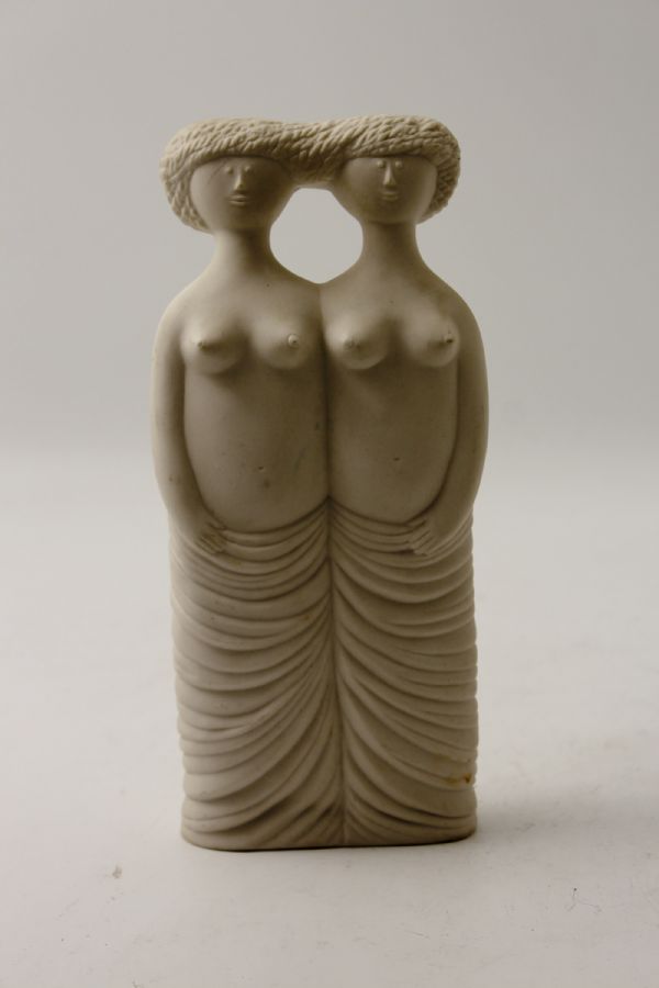 Skulptur, parian, Stig Lindberg (1916-1982), Gustavsberg